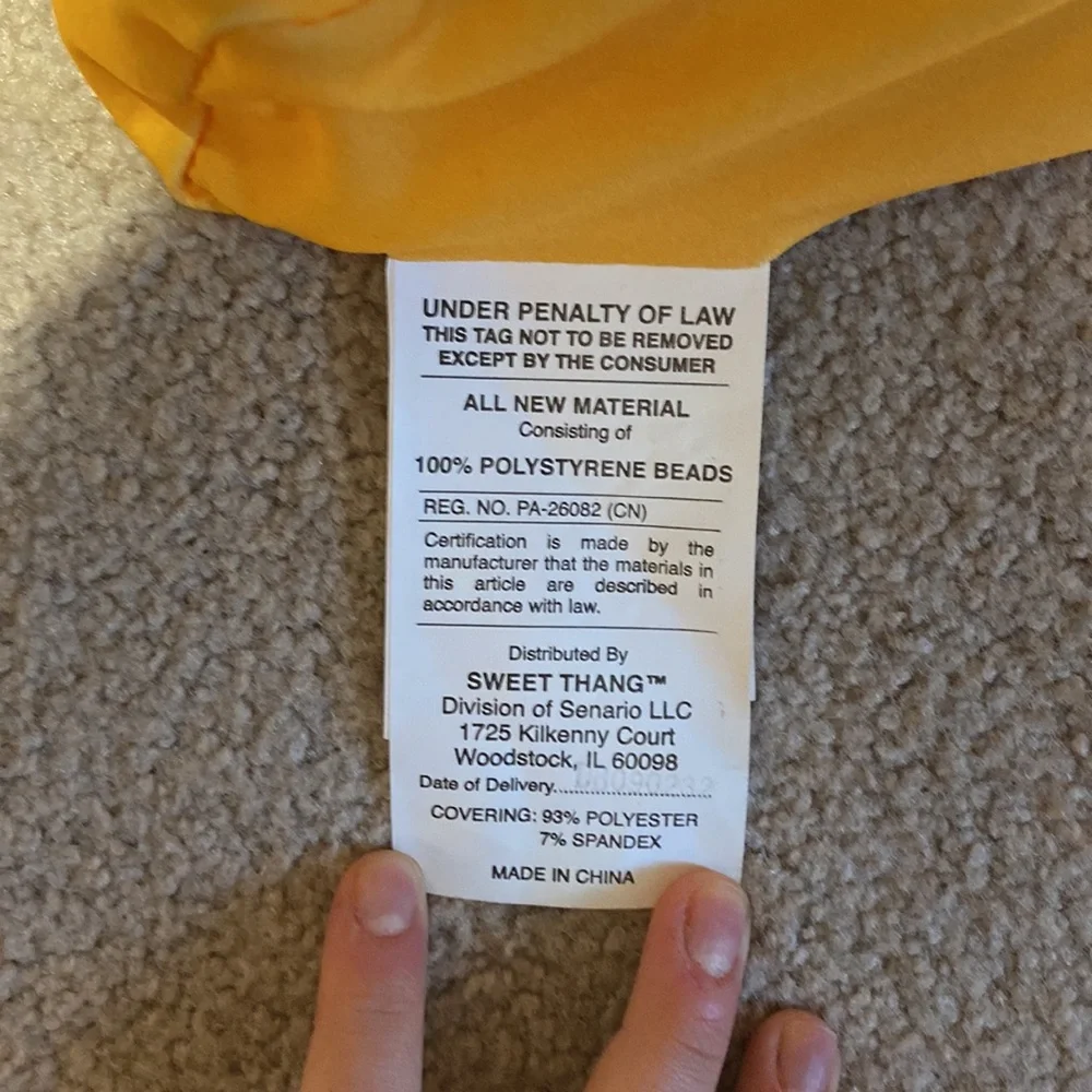 BNWT Milk Duds Bean Pillow - throw pillow - Picture 6 of 10